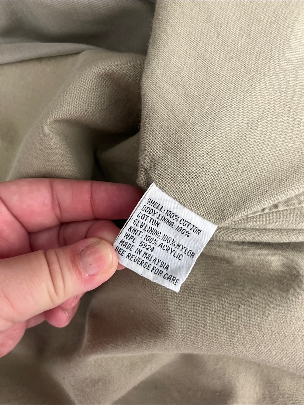 Polo Ralph Lauren Cotton Bomber Flap Pockets VTG Epaulets Oversized Jacket - Picture 12 of 13